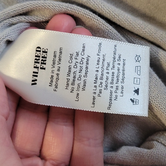 Aritzia Wilfred Heather Grey Body Suit - Picture 4 of 4